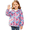 Z01_Purple, variant on Husipze Toddler Cute Printed Hooded Windbreaker Jacket Girls Boys Full Zip Fleece Lined Lightweight Coat Long Sleeve Windproof Outerwear Pink 2 Years