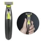 thumbnail image 4 of Recortadora de barba eléctrica con carga USB, bajo nivel de ruido, dientes de doble cara, lavable, herramienta para recortar la barba de hombres para viajes en casa, 4 of 15