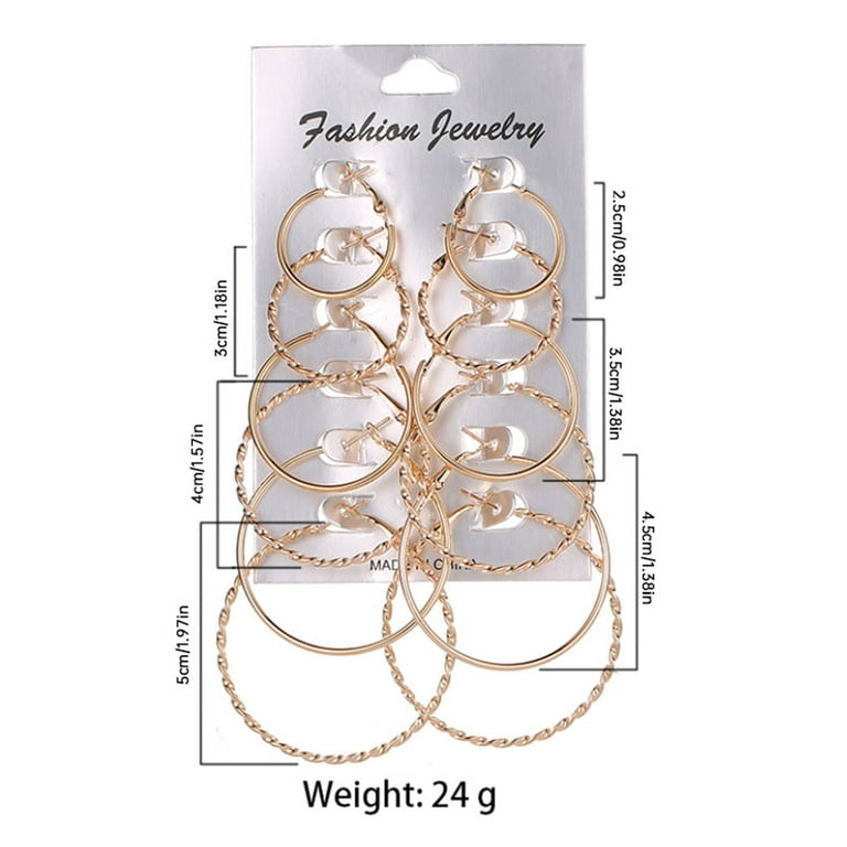 Boutique Fashion Accessory Simplicity Design 3.5cm Big Hoop