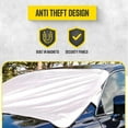 thumbnail image 3 of WEATHERFORCE 360 by Bell+Howell All-Weather, Heavy-Duty and Reversible Windshield Protector 6 feet by 10 feet Fabric for Any Car Protects from Heat and Snow Comes with Anti-Theft Panels As Seen On TV, 3 of 9