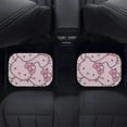thumbnail image 4 of Hello Kitty Car Floor Mats 4PC Set Anti Skid Vehicle Floor Mat Car Carpet for Front Rear Seats Universal Auto Interior Accessories, 4 of 8