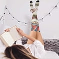 thumbnail image 5 of Christmas Gnomes Welcome Womens Thigh High Stocks Over Knee High Socks Thigh Tigh Boot Stockings, 5 of 7