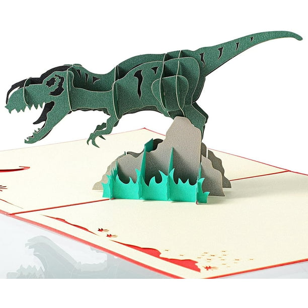 Carte joyeux anniversaire dinosaure - Anniversaire Enfant