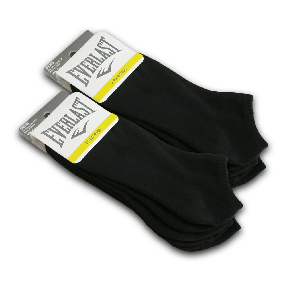 Everlast 6 Pairs Everlast Ultimate Cushion MoistureWicking Ankle Men