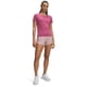 thumbnail image 2 of Shorts Under Armour para Mujer Fly by Talla 3X Grande Rosa Turmalina, 2 of 2
