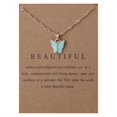 thumbnail image 4 of Sweet Butterfly Necklace Acrylic Color Clavicle Chain Necklace, 4 of 9