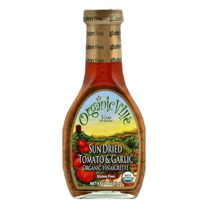 OrganicVille Gluten Free Vinaigrette Sundried Tomato & Garlic, 8 OZ