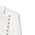 thumbnail image 3 of Sheghy Coat Winter for Women Fashionable Slim-fitting Button-decorated Jacket for Women's Suit White M, 3 of 4