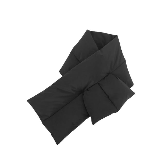Bufanda gruesa y cálida, para hombres y mujeres, cómoda, ligera, informal, simple, térmica Negro Sharpla abajo bufanda