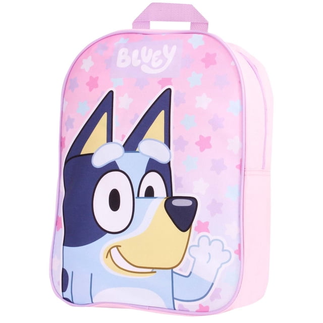 Mochila escolar Bluey Kids, mochila de viaje para niñas, color rosa