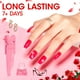 thumbnail image 3 of Esmalte de uñas GELLEN rojo y rosa, set de 10 ml, de secado rápido, resistente a las roturas, 3 of 7