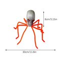 thumbnail image 3 of Fnochy Skull Spiders Halloween Decorations Props, Kids Toy House Decoration Scary Spiders Decor Halloween Party, 3 of 6