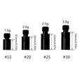 thumbnail image 3 of 2BA Threaded Dart Weight Tool Professional Dart Weight Dart Accessories 1.5g/2g/2.5g/3g Silver 3.0g, 3 of 5