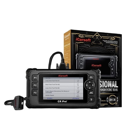 iCarsoft CR Pro+ OBD2 Diagnostic Tool | Multibrand Car Scanner | Read & Clear Fault Codes, DPF Reset, Injector Coding, ABS Bleeding & More