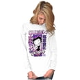thumbnail image 5 of Kanji Betty Boop Queen of Carefree Women's Long Sleeve T Shirt Brisco Brands S, 5 of 6
