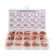thumbnail image 1 of 150 Arandelas de Cobre para Caja de Sellado, Juntas de Cobre, Arandelas Planas Metálicas., 1 of 8