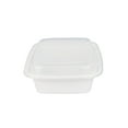 thumbnail image 6 of Restaurantware-Asporto 24 Ounce Take Out Containers, 50 Food Containers With Lids - Microwavable, Disposable, White Plastic To Go Boxes For Food, No BPA, For Take Out And Delivery, 6 of 11