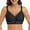 Black, variant on oqasdz Women's Bras New Comfortable Adjustable Staps Bra No Underwire Lace and Slightly Thick Bra