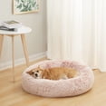 thumbnail image 2 of Cama para perros Bedfolks Calming Donut, 30 cm, redonda, para perros medianos, rosa, 2 of 8