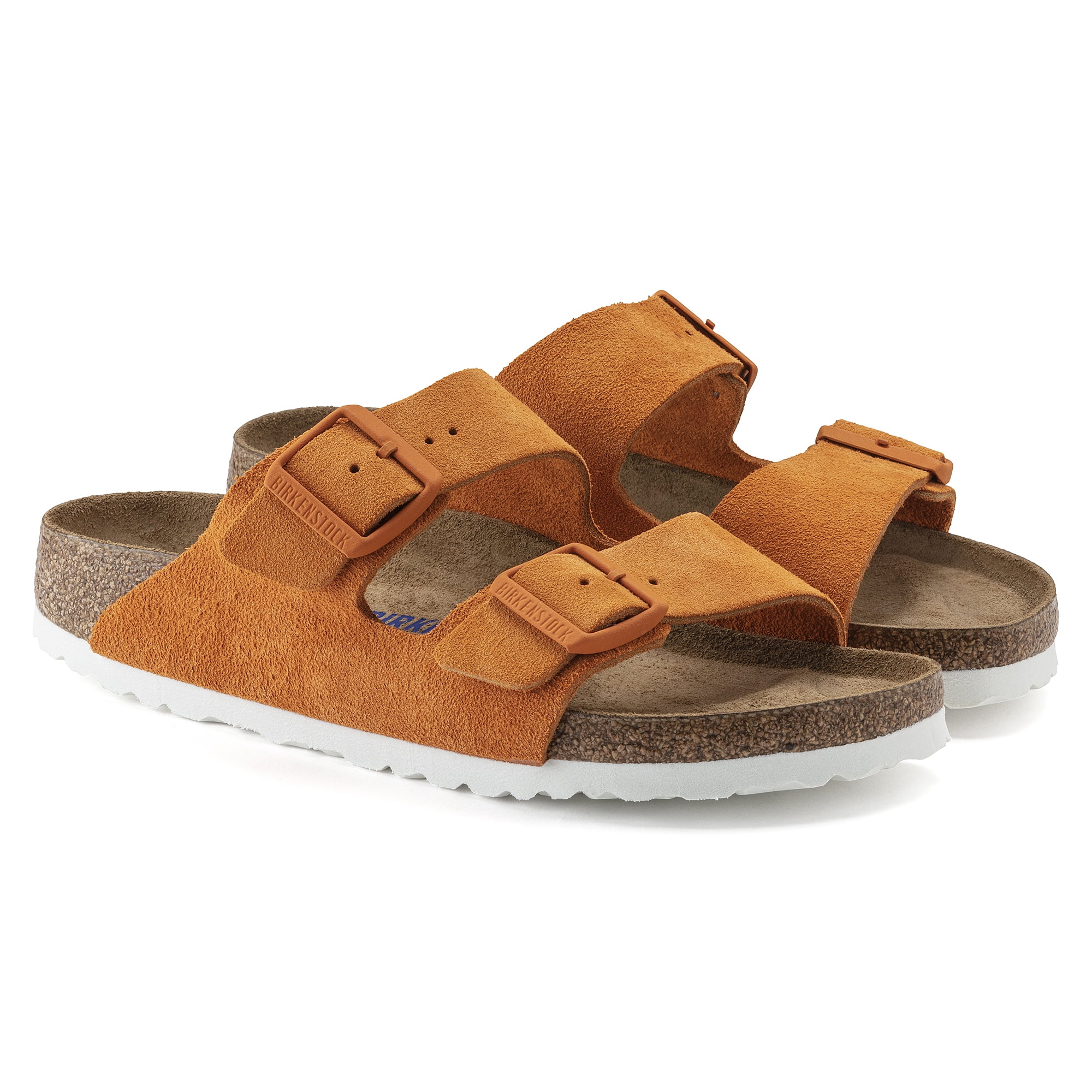 BIRKENSTOCK ARIZONA SOFT FOOTBED Sandals Russet Orange