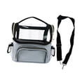 thumbnail image 4 of Bolsa de Maquillaje, Soporte Transparente para Brochas de Maquillaje, Impermeable, Portátil, Profesional, Bolsa de Cosméticos de Viaje, Organizador de azul claro, 4 of 8