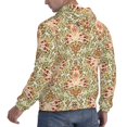 thumbnail image 6 of Wukai Colorful Paisley Print Men Hoodies Fleece Sweatshirts Long Sleeve Sweaters Pullover Fall Outfits Winter Clothes-X-Large, 6 of 7