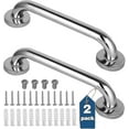 thumbnail image 1 of 2 Pack Shower Grab Rail,stainless Steel Bathroom Grab Bar, Grab Bars Elderly For Bathroom, 1 of 5