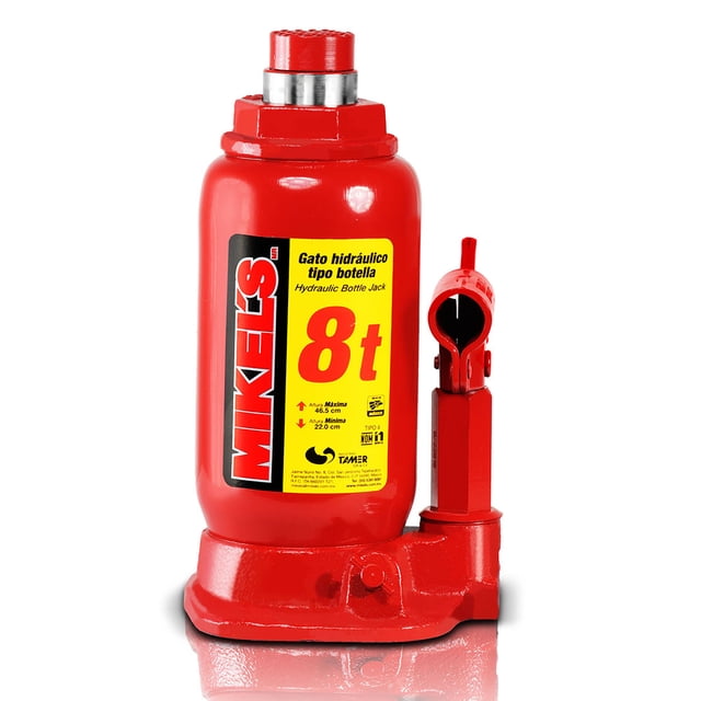 Gato Hidraulico Tipo Botella Mikels 8 Ton Modelo Gh-8 MIKEL's GH-8