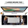 thumbnail image 2 of Large Desk Pad, Vintage Luxury Floral Mouse Pad, Golden Monstera Leaves Mouse Mat Anti Slip Rubber Mousepad for Desktops, Computer, Keyboard Mouse Mat for Work, Laptop, 31.5 X 11.8 Inch, 2 of 5