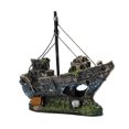 thumbnail image 3 of CAROOTU Fish Tank Landscaping Pirate Ships Resin Ship Decorations Suitable for Aquarium, 3 of 6