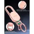 thumbnail image 6 of Miroddi Keychain Tracker, Men's Key Chain Works with Find My(iOS Only), Heavy Duty Keychain Carabiner Car Key Chains, Anti-Lost Tracker with Keyrings, Rechargeable & Waterproof, 6 of 8