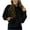 Black, variant on SHE IS Lightweight Sweatshirts for Women V Neck Womens Plus Size Hoodies Pullover 4x Black Pullover Hoodie Women Fall Womens Tops 2025 My Orders Placed