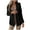 Black, variant on Womens Casual Blazers Open Front Long Sleeve Coat Lapel Neck Jackets Trendy Solid Button Blazer Work Office Suit Jackets,Black,Large