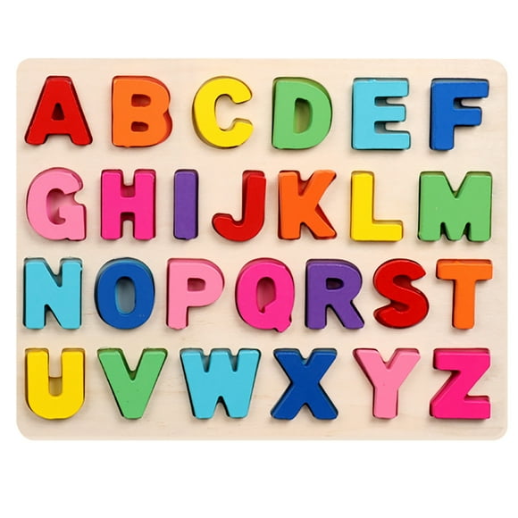 TopLLC Educational Toddler Toys Interactive Kids Toys Leave The Letter Puzzle, ABC Wooden Puzzle Board Perfect Toy Gift For Boys Baby Toys for Age 3+
