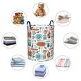 thumbnail image 4 of Bingfone Cute Tableware Waterproof Foldable Laundry Hamper Bucket with Handles for Storage Bin,Clothes Hamper (Medium ), 4 of 6