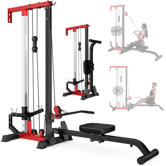 ALLVIATE Cable Crossover Machine,Lat Pull Down Machine Training for Home Gym Fitness,Wall Mounted Pulley Tower functional trainer with Adjustable 16 Positions Dual Pulley System