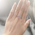 thumbnail image 6 of Pink Morganite Engagement Ring for Women Sterling Silver Ginger Lyne Collection, 6 of 7