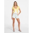 thumbnail image 2 of No Boundaries Mid-Rise Denim Shorts, 3" Inseam, Women's 00-20, 2 of 5
