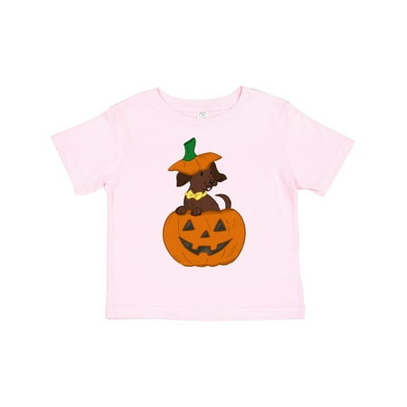 

Inktastic Halloween Dachshund Pumpkin Gift Toddler Boy or Toddler Girl T-Shirt