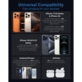 thumbnail image 3 of Magnetic Wireless Charger Pad, 25W Fast Charger, Strong Magnetic Qi2 Certified Charger Mat for iPhone 17/16/15/14/13/12 Series & AirPods, Compatible with MagSafe, Ultra-Thin & Portable (5FT Cable), 3 of 7