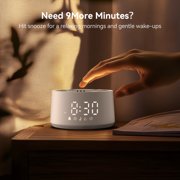 Dreamegg Sound Machine for Baby Adult Sleep, White Noise Alarm Clocks for Bedrooms Heavy Sleepers Travel, White