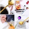thumbnail image 4 of 4 Uds cucharas de café cucharas para agitar cucharas de té cucharas de postre de hielo de acero inoxidable, 4 of 4