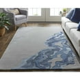 thumbnail image 2 of Feizy Serrano Transitional Abstract, Gray/Taupe/Blue, 10' x 14' Area Rug Sheen Industrial Watercolor Floor Rug for Living room Bedroom, 2 of 8