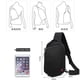 thumbnail image 2 of Bolso de pecho de gran capacidad Bolso bandolera Oxford para hombre, 2 of 5