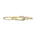 thumbnail image 1 of Stackable Gold Rings For Women Set Gold Plated Cubic Zirconia Fashion Jewelry Non Tarnish Elegant Stacking Band Rings, 1 of 7