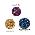 thumbnail image 4 of HOOUN Women Magnetic Earrings Zirconium Clip On No Hole Non Piercing New-black-8mm, 4 of 9