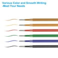 thumbnail image 4 of Uxcell 24 Pcs 0.5mm Punta Media Brillo Bolígrafo Tinta Recargas de Gel, Amarillo, 4 of 6