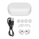 thumbnail image 1 of Auriculares inalámbricos estéreo HiFi Bluetooth 5.1 con ganchos para los oídos desmontables y micrófono con cancelación de ruidoBlanco, 1 of 8