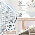 thumbnail image 4 of 4 Pcs Bathroom Sets with Shower Curtain and Rugs, Cute Dog Paw Funny, Bathroom Decor Puppy Brown Animal Cartoon Shower Curtain Sets for Bathroom Decor, 4 of 4