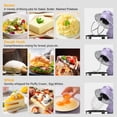 thumbnail image 4 of Ailessom New Stand Mixer,6.5-QT 10-Speed Tilt-Head Kitchen Electric Mixer with Bowl, Dough Hook, Beater, Whisk for Most Home Cooks, (Vine Purple）, 4 of 8